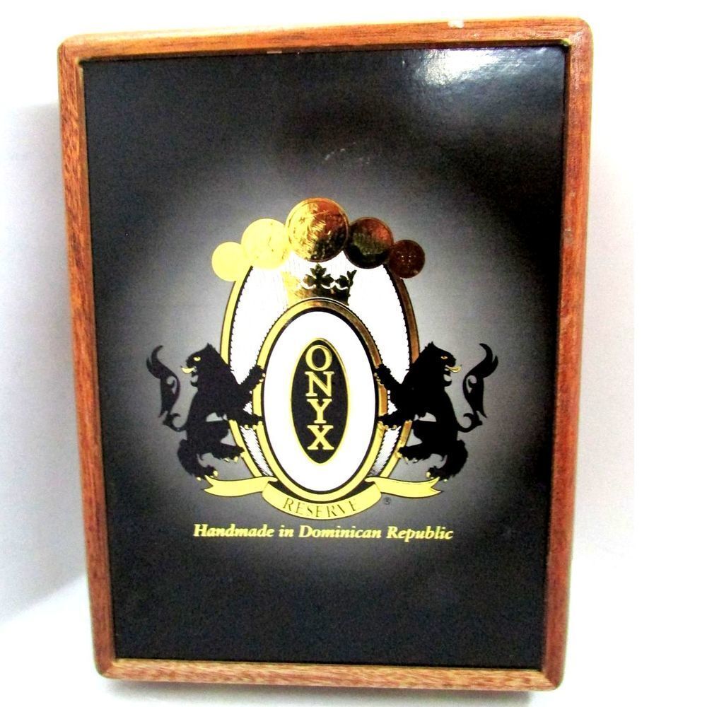 Onyx Reserve Cigar Box Wooden Mini Belicoso Empty